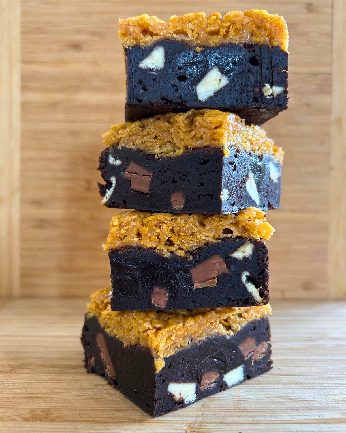 Caramel Cornflake Brownie