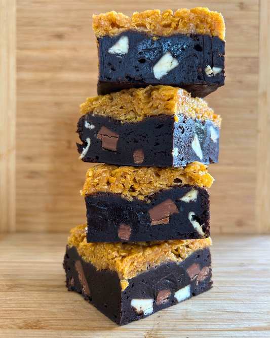 Caramel Cornflake Brownie