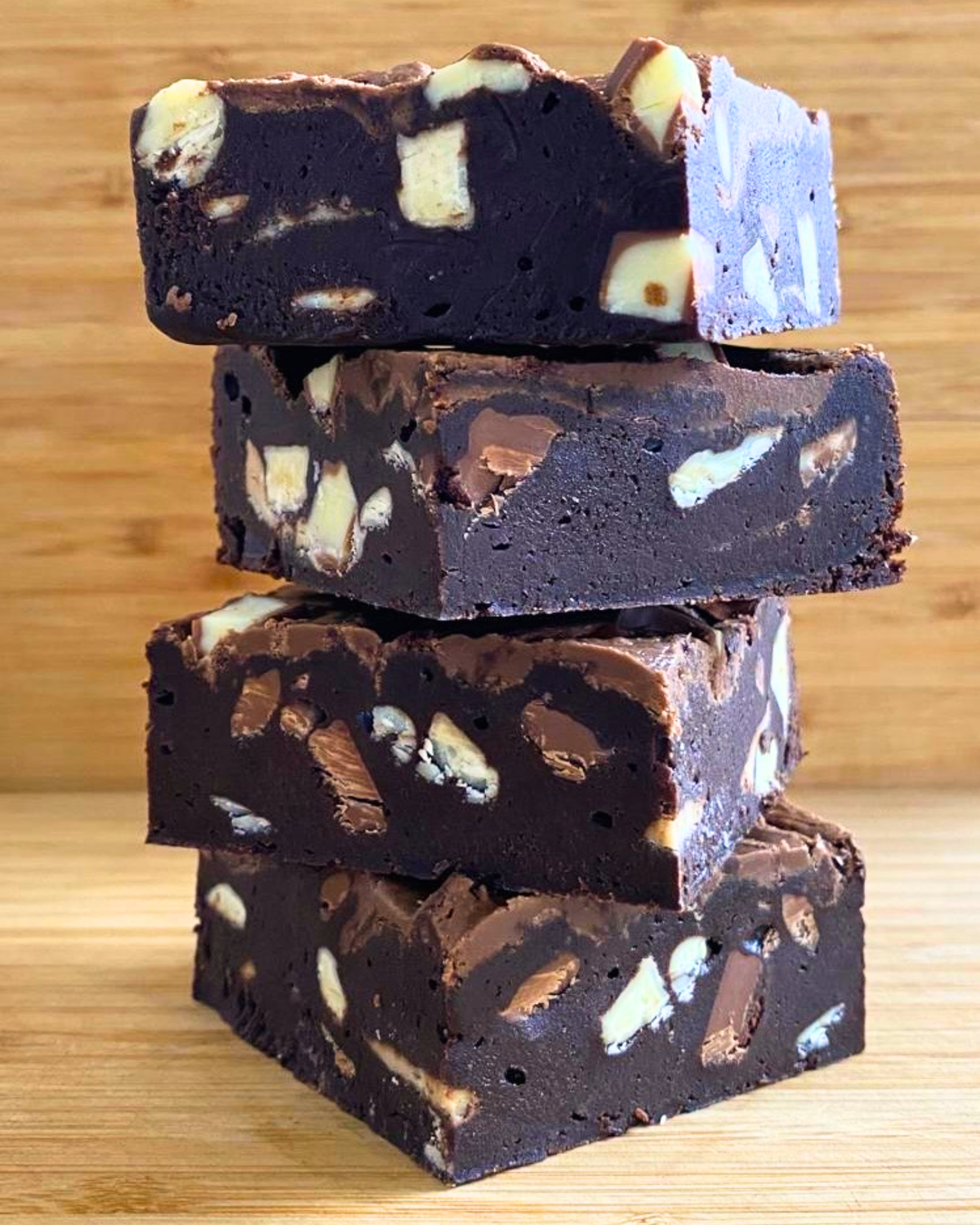 Kinder Chocolate & Hazelnut Cream Brownie